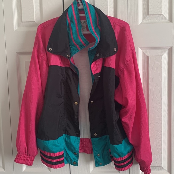 Vintage 80s style windbreaker / collared jacket size XL - Picture 1 of 8